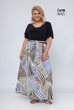 Immagine di CURVY GIRL 2 TONE DRESS